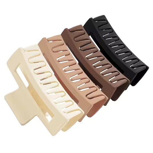 4 Stuks Primoore™ Haarclip (Wit/Beige/Bruin/Zwart)